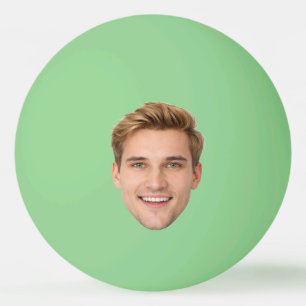 Aangepaste kindergezicht grappige feest gepersonal pingpongballen