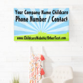 Aangepaste kinderopvang kinderopvang Business Sign Spandoek (Insitu)