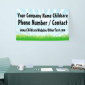 Aangepaste kinderopvang kinderopvang Business Sign Spandoek (Beurs)