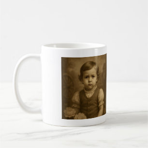 Aangepaste Kindertijd Foto & Jaar Vintage Geperson Koffiemok