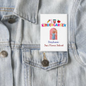 aangepaste Kindy Afstuderen Bedge foto Button (Insitu)