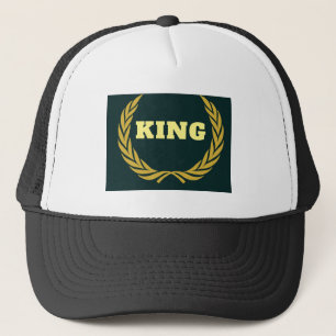 Aangepaste KING Afbeelding en Tekst Alfa Slab One Trucker Pet