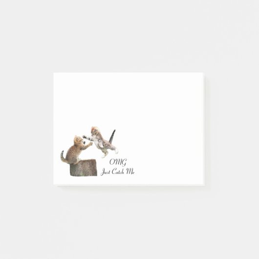 Aangepaste Kitten Post-it-notities Post-it® Notes (Voorkant)