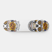 Aangepaste klaag geïllustreerd Skull Skateboard (Horizontaal)