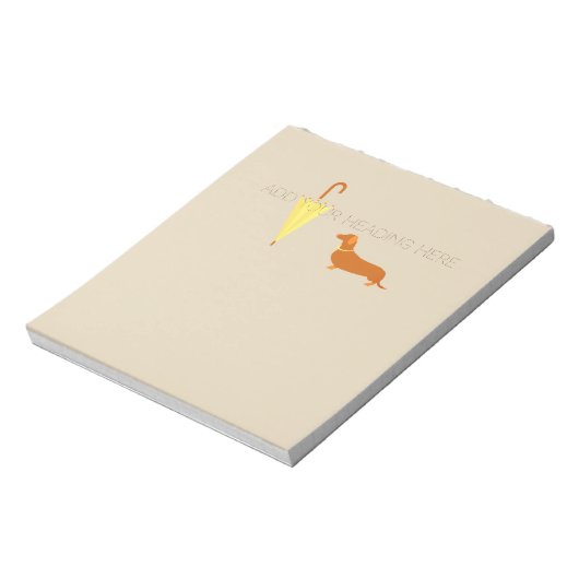 Aangepaste klaploper in stijl notitieblok (Gedraaid)