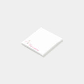 Aangepaste klaploper met lantaarn en bloemen post-it® notes (Schuin)