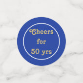 Aangepaste klas reünie tafel confetti!! confetti (Kleine voorkant)