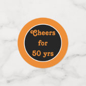 Aangepaste klas reünie tafel confetti! confetti (Kleine voorkant)