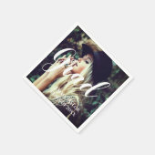 Aangepaste Klasse van 2023 Foto Afstuderen Typogra Servet (Hoek)