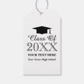 Aangepaste klasse van afgestudeerden op de middelb cadeaulabel (Voorkant)