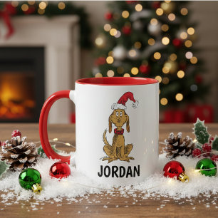 Aangepaste Klassieke Grinch Max - Kerstman Hoed Mok