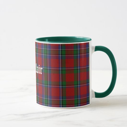 Aangepaste klassieke inclair Tartan Mok (Rechts)