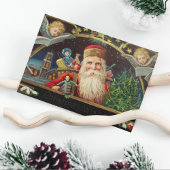 Aangepaste klassieke kerstman feestdagen kaart