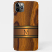 Aangepaste Klassieke Koele Trendy Houtnerf Structu Case-Mate iPhone Case (Achterkant)