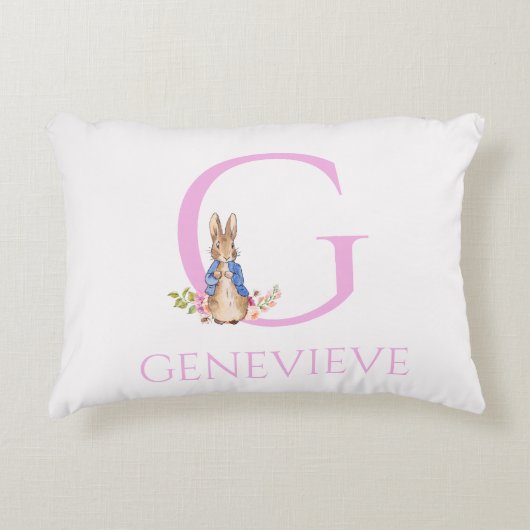Aangepaste Klassieke Konijn Accent Kussen (Voorkant)