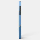 Aangepaste klassieke licht medium donkerblauwe art Case-Mate iPhone case (Achterkant/links)