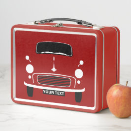 Aangepaste klassieke lunchbox met oud-morris voor 