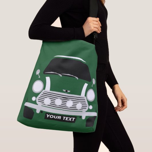 Aangepaste klassieke minikaart-canvas tas (Dichtbij)