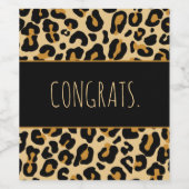 Aangepaste, klassieke, moderne, klassieke, hoogwaa wijn etiket (Enkel label)