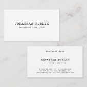 Aangepaste klassieke nostalgische look Simple Sjab Visitekaartje (Voorkant / Achterkant)