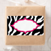 Aangepaste klassieke Zebra Etiket (Insitu)