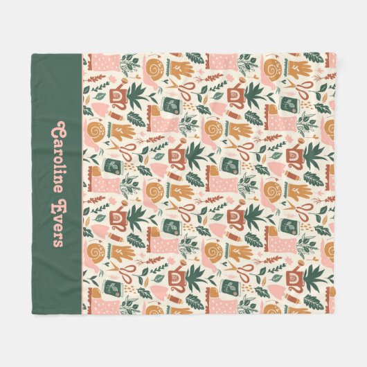 Aangepaste kleding fleece deken (Voorkant (Horizontaal))