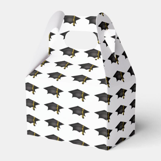 Aangepaste kleerkap voor klasmakerij en tassel bedankdoosjes (Achterkant)