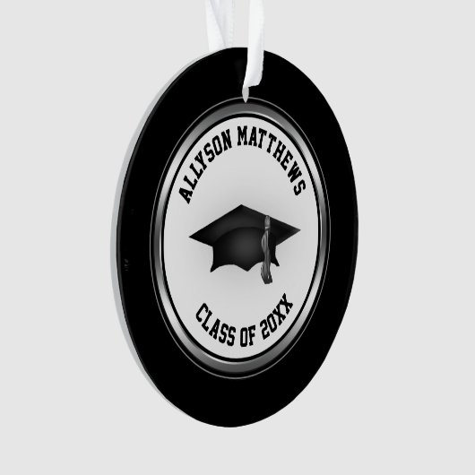 Aangepaste kleerkap voor klasmakerij en tassel ornament (voorkant)