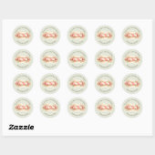 Aangepaste Kleine Batch Bakkerij Bedankt Sticker (Vel)