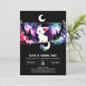 Aangepaste kleine kat verjaardag kaart (Staand voorkant)