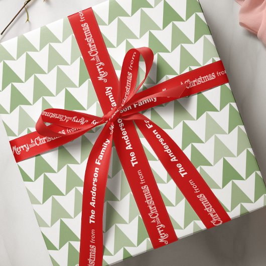 Aangepaste, kleine kerstdagen voor elke aangepaste lint