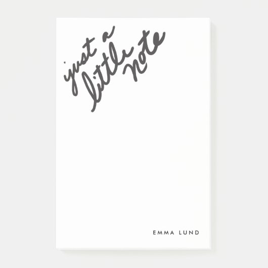 Aangepaste kleine notitieboekjes post-it® notes (Voorkant)