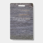 Aangepaste kleine personeelsfoto ID Badge (Achterkant)