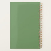 Aangepaste kleine planner | 5,5-inch x 8,5-inch Or (Achterkant)