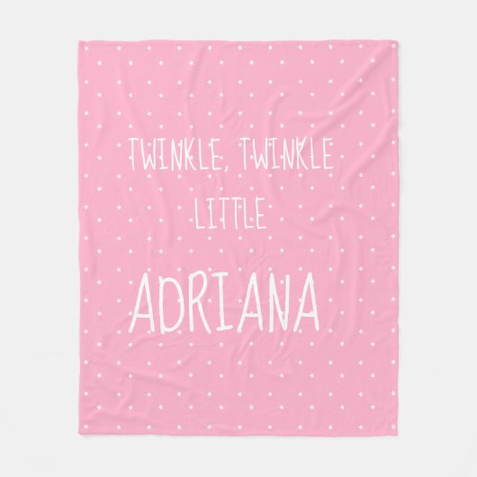 Aangepaste kleine Star Fleece Blanket (Voorkant)