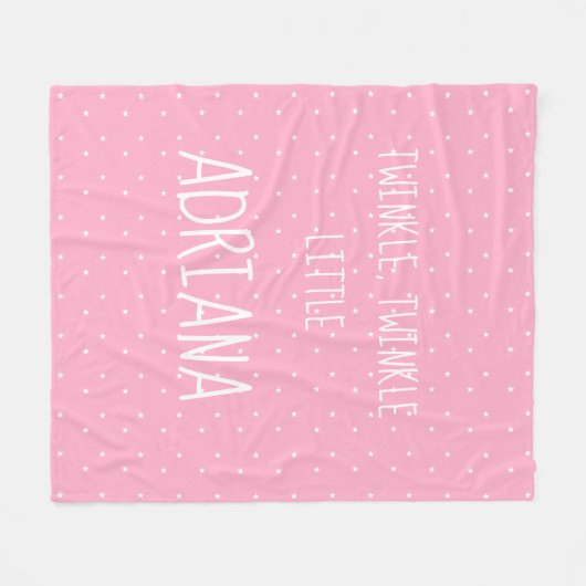 Aangepaste kleine Star Fleece Blanket (Voorkant (Horizontaal))