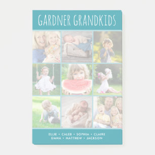 Aangepaste kleinkinderen Namen Instagram 9 Foto Co Post-it® Notes