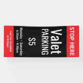 Aangepaste klepparkering spandoek (Horizontaal)