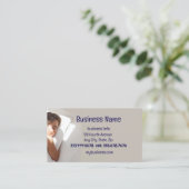 Aangepaste klepvormgeving met mattress visitekaartje (Staand voorkant)