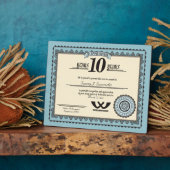 Aangepaste kleur 10-jarige uitreiking van arbeidsb fotoplaat (Zijkant)