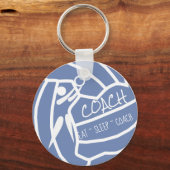 Aangepaste kleur Aangepaste netball-coach Sleutelhanger (Voorkant)