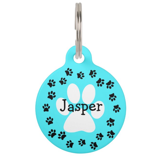 Aangepaste kleur Aangepaste voornaam pagina afdruk Huisdierpenning (Voorkant)