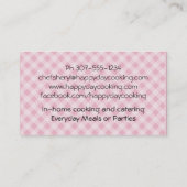 Aangepaste kleur Afrikaanse Amerikaanse vrouwelijk Visitekaartje (Achterkant)