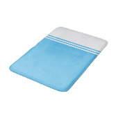 Aangepaste kleur Chic: Modern & eenvoudig ontwerp  Badmat (Gekanteld)