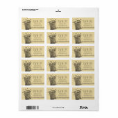 Aangepaste kleur doodle spoel van draad naaipennen etiket (Full Sheet)