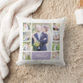Aangepaste Kleur Elegante Scriptie Mijn & Mevrouw  Kussen (Deken)