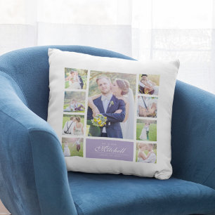 Aangepaste Kleur Elegante Scriptie Mijn & Mevrouw  Kussen
