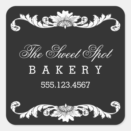 Aangepaste kleur filigraan Stickers (Voorkant)