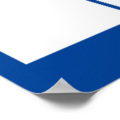 Aangepaste kleur foto medewerker van de maand disp poster (Hoek)