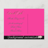 Aangepaste kleur, foto Sla de datum Briefkaarten o (Achterkant)